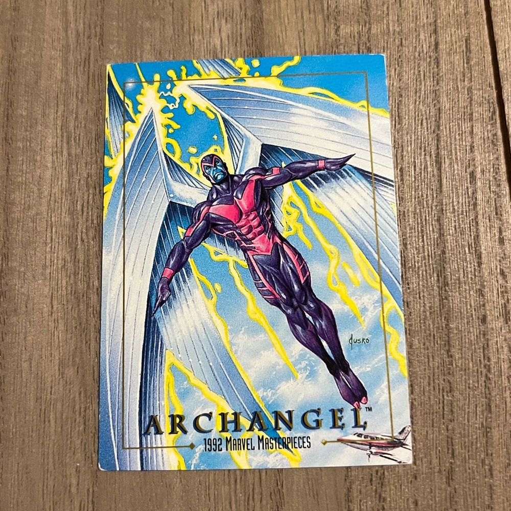 1992 Skybox Marvel Masterpieces Archangel #8 Trading Card